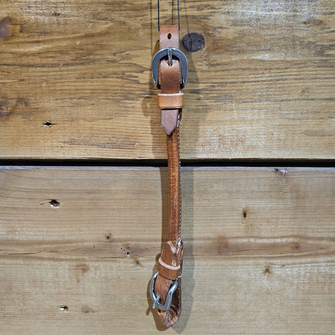 Curb Strap - Plain Rounded Harness Leather