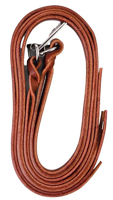 Cordes De Selle En Cuir Latigo - 3/8 X 72 Pouces - Marron Cordes De Selle En Cuir Latigo - 3/8 X 72 Pouces - Marron