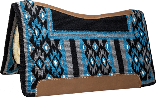 Blue Horse Contured Saddle Pad Fleece Bottom K K Livestock Co