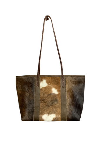 Cowhide with Leather Strap