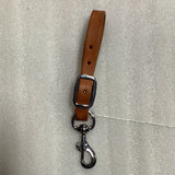 GIRTH CONNECTOR LATIGO LEATHER WITH SNAP