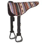 Bareback Pad with Stirrups and Web Handle