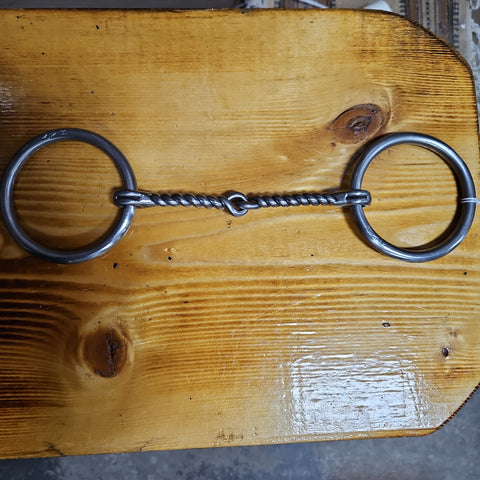 Loose Ring Twisted Snaffle - Hay