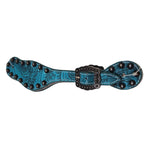 Spur Straps - Ladies Turquoise with Dots