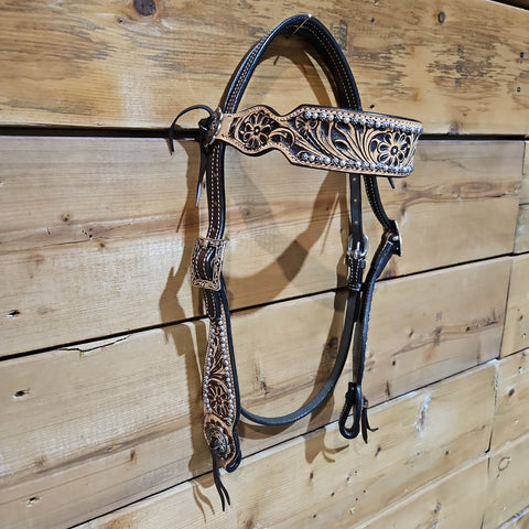 Browband - Vintage with Dots