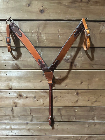 Vic Bennett Breast Collar Slick Two Tone
