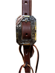 One Ear Bridle - Copper Feather & Arrows HDST-656