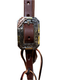 One Ear Bridle - Copper Feather & Arrows HDST-656