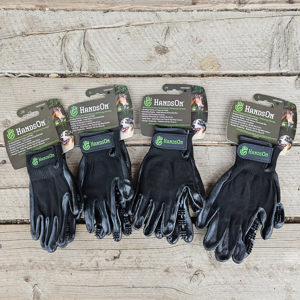 grooming handschuhe Hands On Grooming Gloves – K&K Livestock Co