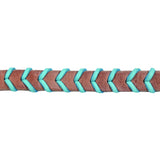 Harness Leather Braided Barrel Reins