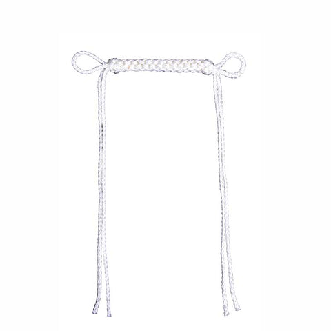 Curb Strap - Braided White Curb