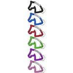 Horsehead Carabiner Keychain - Assorted Colours