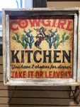 Trouble Maker Trading Company Sign - Cowgirl Kitchen