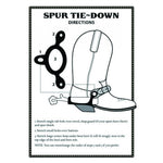 Mustang Spur Tie Down - Rubber