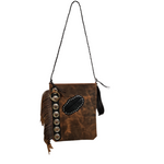 Leather Crossbows Messenger Bag