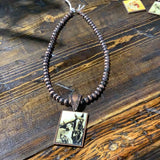 Necklaces with picture pendant- bronze