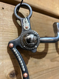 Cowboy Tack Bit - Buffalo Coin Hinged Port