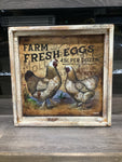 Trouble Maker Trading Company Sign - Farm Fresh Eggs