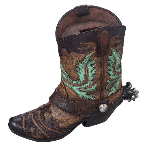 Cowboy Boot Piggy Bank