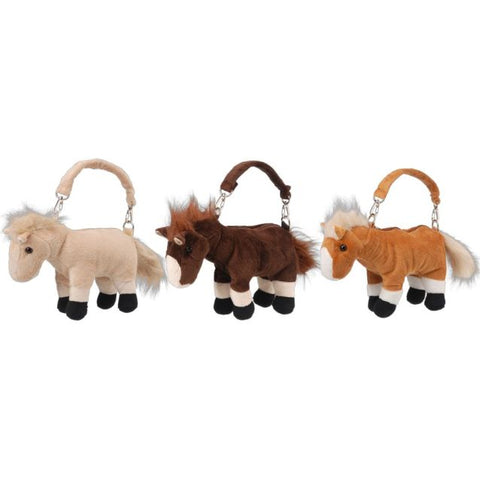 Handbag - Plush Horse - Assorted Colours