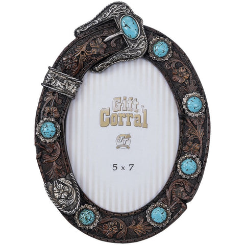 Picture Frame - Belt Buckle Oval
