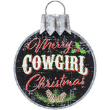 Metal Merry Christmas Ornament Sign