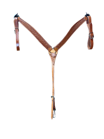 Tyler Tack Breast Collar - Light Oil