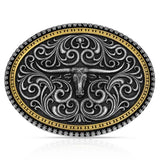 Montana Silversmiths - Two Tone Stockyard - Buckle