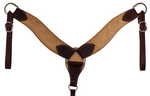 Breast Collar - Two Tone Herman Oak