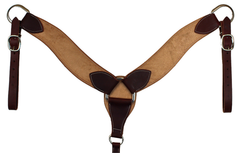 Breast Collar - Two Tone Herman Oak