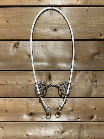 Elliott Bits - SpUp Draw-03 w/MPC-07 Roller on Sleeve Rope Headstall w/stoppers