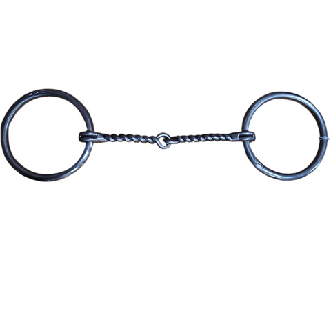 Loose Ring Twisted Snaffle - Hay