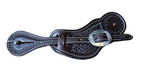 Cowperson Tack - Spur Straps - Dark Basket Weave SL25M