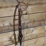 One ear Roohide headstall with Concho