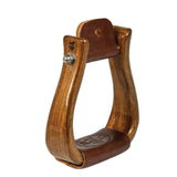 Stirrup - Professional's Choice 2" Wood Stirrups - Dark