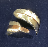 Montana Silversmiths - Rose Gold Filament Feather - Ring