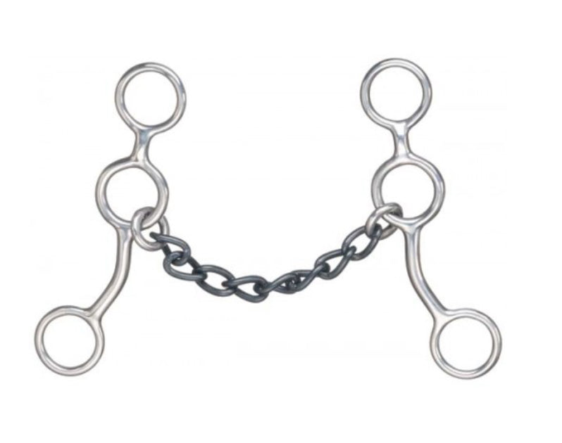 WR - 255329 Junior Cow Horse Chain Gag Bit – K&K Livestock Co.