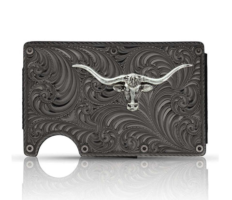Montana Silversmiths - Gun Metal/Longhorn