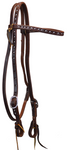 Browband Headstall - 5/8” Dotted - HDST-100