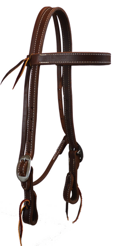 Browband Headstall - 1” Double SS Buckle HDST-68