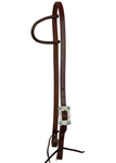 One Ear Bridle - Silver Daisy & Turquoise Stone HDST-714