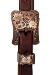 One Ear Bridle - Antique Copper Buckle HDST-721