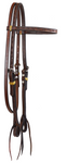 Browband Headstall - Barbed Wire