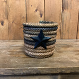 Mini Rope Bucket with Candle