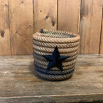 Mini Rope Bucket with Candle