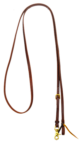 1/2” Adjustable Harness Leather Roping Rein