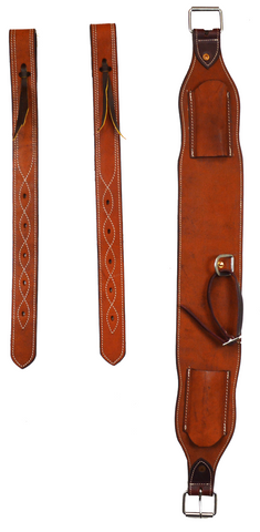 5" LEATHER REAR GIRTH SET - Slick