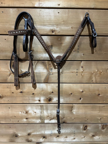 Tack Set - Brown Buckstitch
