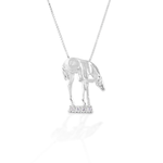 KELLY HERD - SCRATCHING FOAL PENDANT