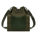 Crossbody Bag - Montana West Boot Stitch Fringe Drawstring